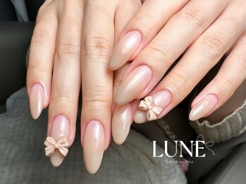 リュンヌギンザ(LUNE ginza)の写真/リピート率90％。技術に自身あり、フォルム、フィルイン、甘皮ケア、全てにこだわる実力派ネイルサロン。