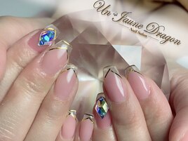 先端クリア☆フレンチネイル