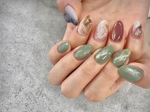 ネイル マックスケリー 大阪梅田(MAXKELLY)/ＨＡＮＤ90分アート☆ピスタチオ