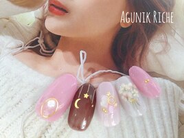 【押し花ネイル】