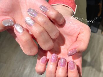リリックネイル 本八幡店(LyricNail)/ちぐはぐうる艶ネイル【本八幡】