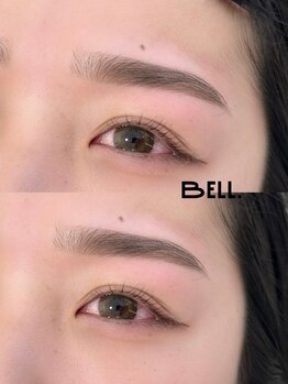 ベル(Bell.)の写真/眉Wax脱毛で自眉の印象UP♪お客様のお顔の骨格や筋肉をみてワックスでデザイニングしていきます◎