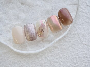 ハイネイル 池袋(Hi nail)/偏光オーロラアートネイル