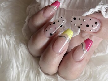 メルシー 堀江店(Merci)/フィルイン/ドットネイル