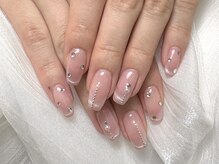 ユニネイル 池袋(Uni Nail)/ピンクウェディングネイル♪