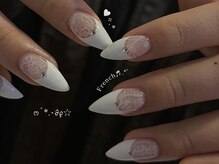 ジェミーネイル エビス(Jemiy nail ebisu)/レースフレンチガーリー