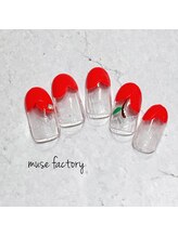 ミューズ ファクトリー(Muse factory)/シンプルSpringネイル