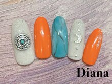 ディアナ ひたちなか高場店(DIANA)/定額ネイル　7700円　A‐161
