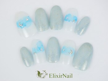 エリクサーネイル 神田(Elixir Nail)/シンプル/クーポン使用