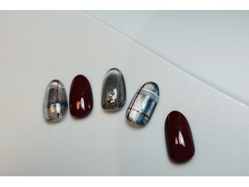 アミネイル(Aminail)/チェック柄