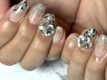 ダリア(Dahlia)/定額デザイン★ヒョウ柄