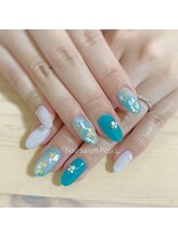 ポジ(Posi.L)/ターコイズブルーネイル