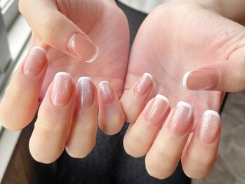 アイネイルズ 梅田店(I nails)/マグネットフレンチネイル