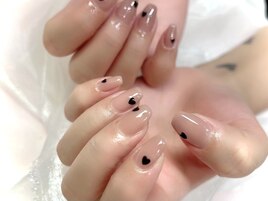 ＊ハートホロネイル＊¥5500
