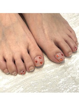 クリスタルネイル トキハわさだタウン店/フットデザイン