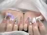 《Hand》10本長さ出し（チップ）＆アートやり放題 ￥10,200