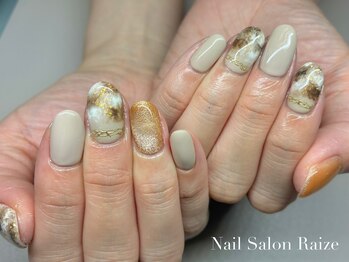 ライズ 本町店(Raize)/ニュアンスネイル/ブラウン