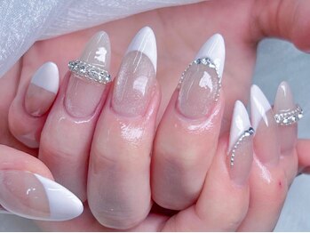 ルビーネイル 名古屋栄店(RUBY NAIL)/スカルプ　長さだし　アート