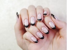 リシュエ(Rishue.)/レース×黒フレンチ