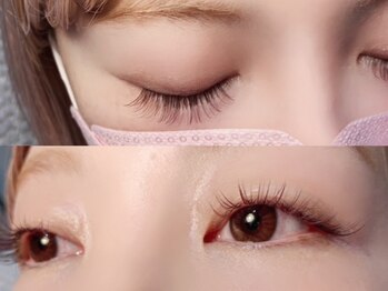 プレシャス アイラッシュ 中央町店(PRECIOUS)の写真/地まつ毛への負担が少ない◎【全員】リピートナンバー1!≪10color★フラットラッシュ上140本¥6380≫