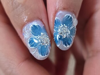 ネイルフロンティア 吉祥寺(NAIL FRONTIER)/Fネモフィラマグネット14980円