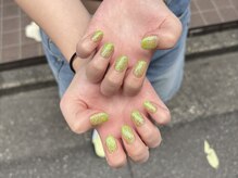 シンプリー ワン 渋谷店(Simpliee ONE)/【ハンド】グリッターカラー