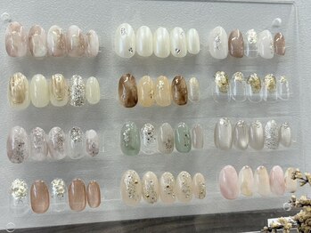 リシアンサス(Lisianthus)の写真/オフィスでも褒められる上品で大人可愛いデザインが好評♪雰囲気の違ったサンプルを多数ご用意しています！