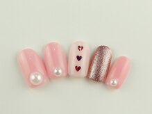 まつげアンドネイル ディアマンローズ(DIAMANT ROSE)/スイーツハートネイル90分6930円
