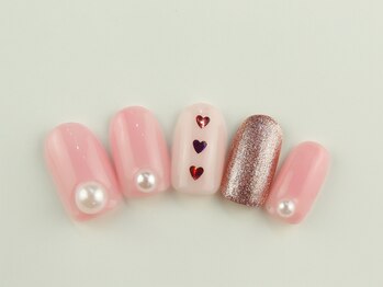 まつげアンドネイル ディアマンローズ(DIAMANT ROSE)/スイーツハートネイル90分6930円