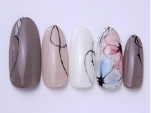 ネイリックス 栄ガスビル(NAILX)/ほんわかフラワーネイル☆