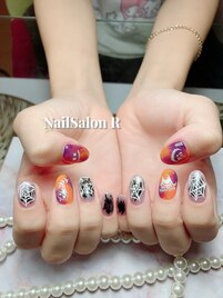ハロウィンネイル