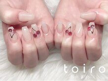 トイロ(toiro)/【持ち込み】さくらんぼネイル