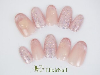 エリクサーネイル 神田(Elixir Nail)/シンプル/クーポン使用