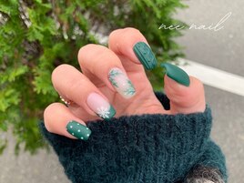 クリスマスnail