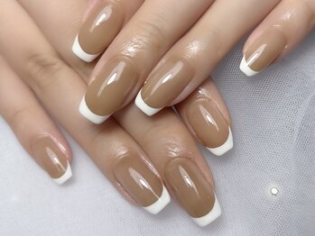 エタネイルトウキョウ 浅草(ete nail tokyo)/白フレンチ