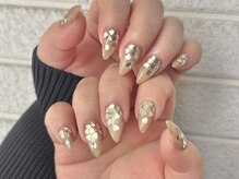 ネイルサロン ドゥ(Nail Salon Doux)/【ラテリア】ハートホロネイル