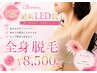 初回【全身脱毛】LED脱毛★顔・VIO込み