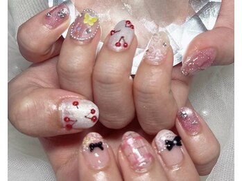 ジェー エス シー ネイル(J.S.C.nail)の写真/【人気マグ追加料金無し】パラジェル使用、フィルイン対応で自爪育成◎大人気デザインでモテ可愛いネイル♪