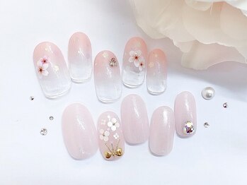 ティアラリュクス ネイル 新浦安店/持ち込み・お任せ例　9000円