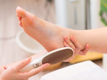 角質ケア♪サンダルの季節に！