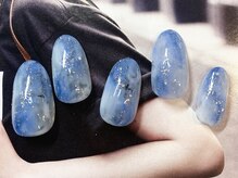 シエルネイルスタジオ 新宮店(Ciel nail studio)/【ブルーニュアンス】