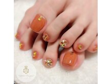 フットネイルだけの方も多いですよ♪2ヶ月に1回ネイルチェンジ