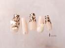 レオパードフレンチネイル