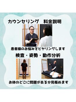 鍼灸整骨院ゼット(Z)/カウンセリング・検査