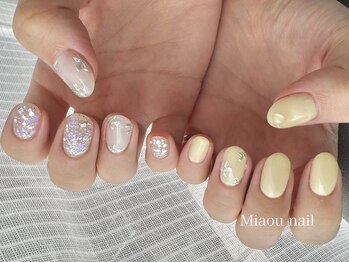 ミャウネイル(Miaou nail)の写真/季節やトレンドに合わせたアートが大人気！〈4週以内の次回予約で自店オフ無料〉全MENUパラジェル込価格♪