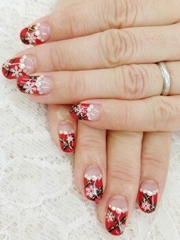 ネイリシャス(NAILICIOUS)/冬の定番スノーフレーク