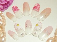 エムネイル(M Nail)/手書きフラワー