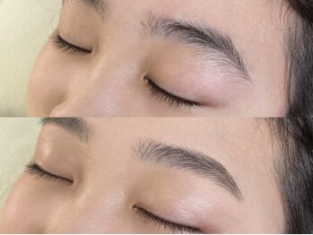 アイラッシュ クルー キョウト(Eyelash Creww KYOTO)の写真/お顔のバランスに合わせオーダーメイド提案!《美眉スタイリング+WAX脱毛¥3960》エクステ/パーマsetも人気♪