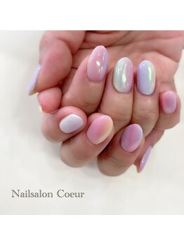 ネイルサロン クール(Nailsalon Coeur)/パステルグラデーションネイル