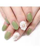 ネイルサロン アテナ(Athena)/持ち込みアート/お花